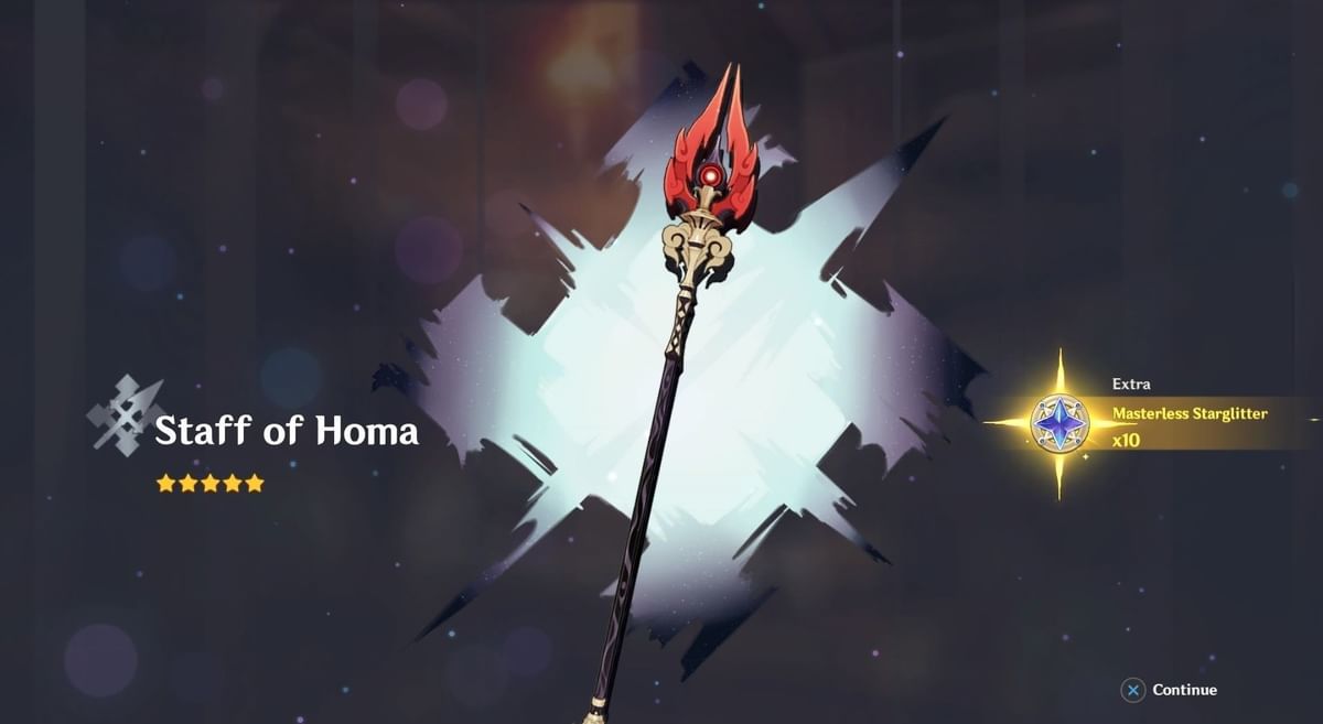 How to get Staff of Homa in Genshin Impact Weapons banner Pity and