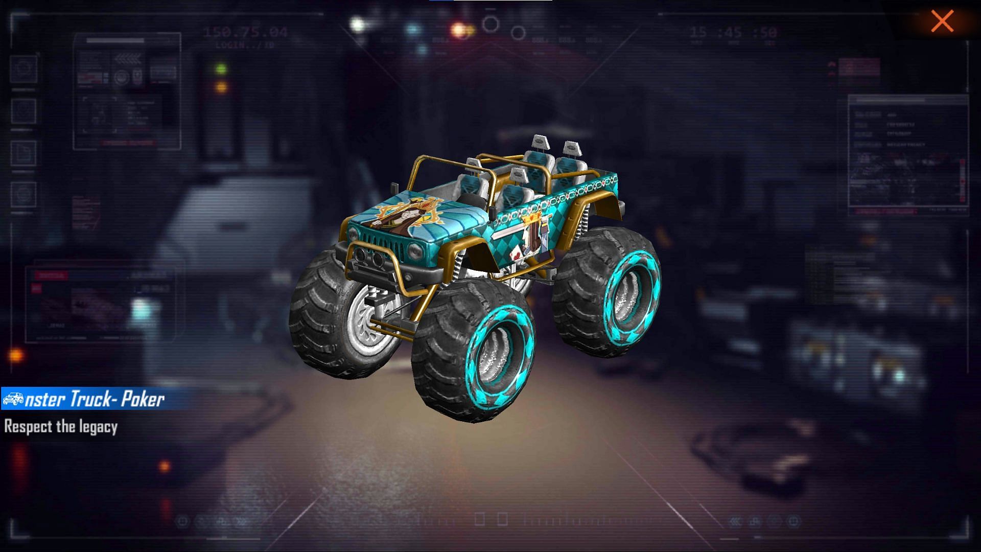 The Monster Truck skin in Free Fire (Image via Free Fire)