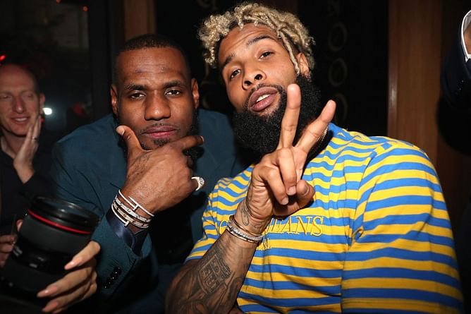 "Welcome to LA, my brother; It's go time!" - LeBron James emphatically welcomes Odell Beckham Jr. to the Los Angeles Rams