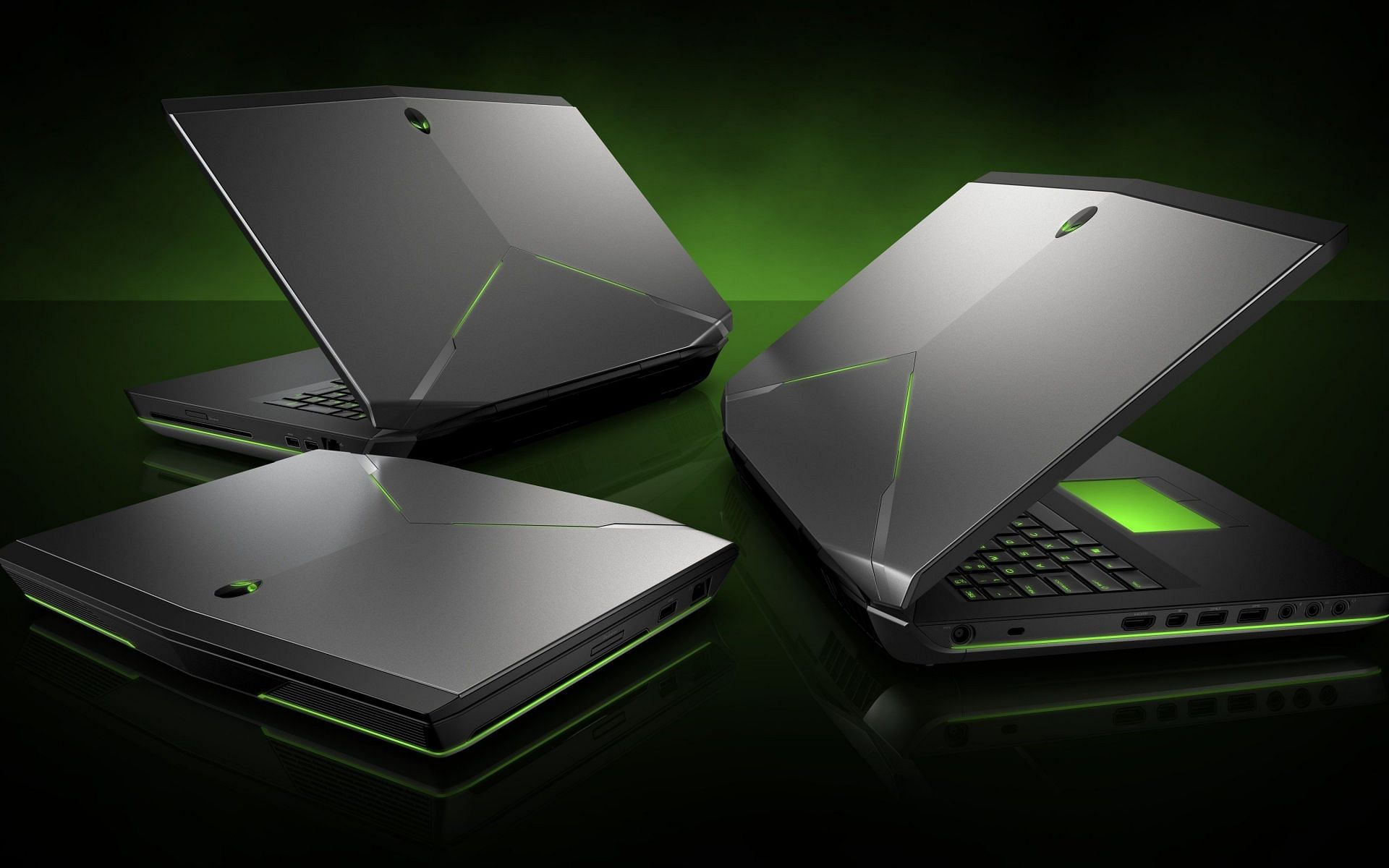 Alienware series of gaming laptops (Image via Dell)