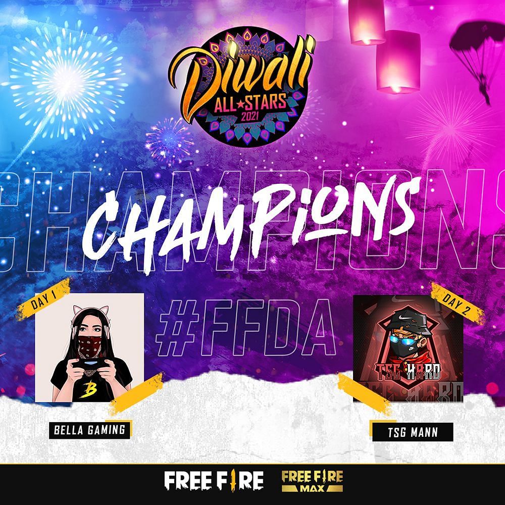 Free Fire Diwali Champions - Diwali All Stars 2021