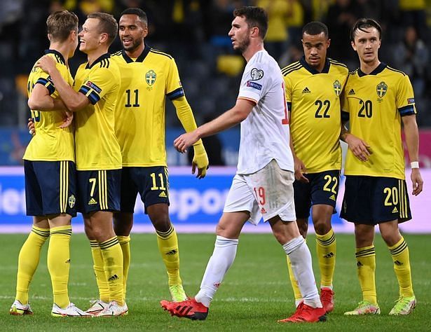 Sweden previously ended Spain&#039;s 66-game unbeaten run in qualifiers in September.