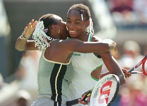 Venus and Serena Williams at the 1999 US Open