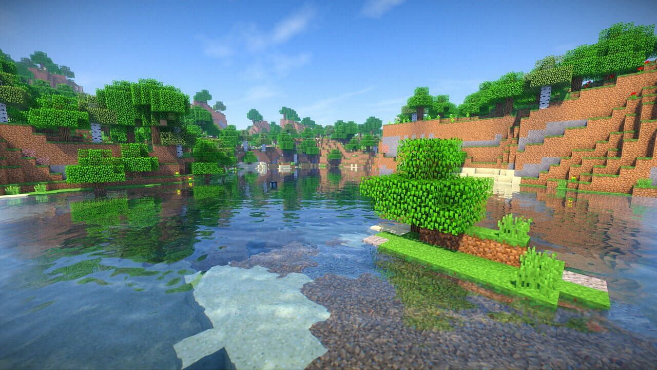 Optifine improves the graphics and adds a zoom feature (Image via Minecraft)