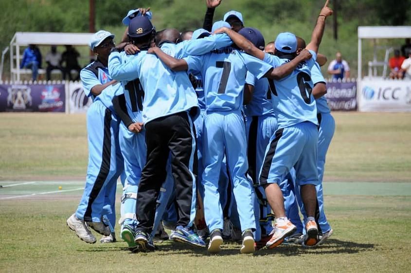The Botswana Cricket Team (Image Courtesy: ICC)