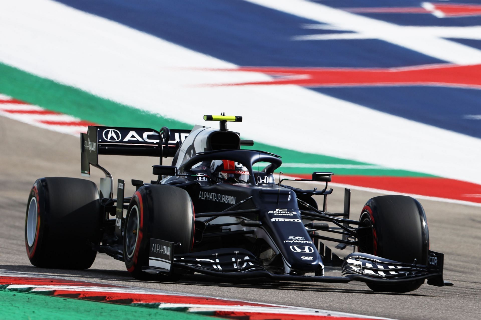 Pierre Gasly of France driving at Circuit of The Americas in Austin, Texas. (Photo by Chris Graythen/Getty Images)