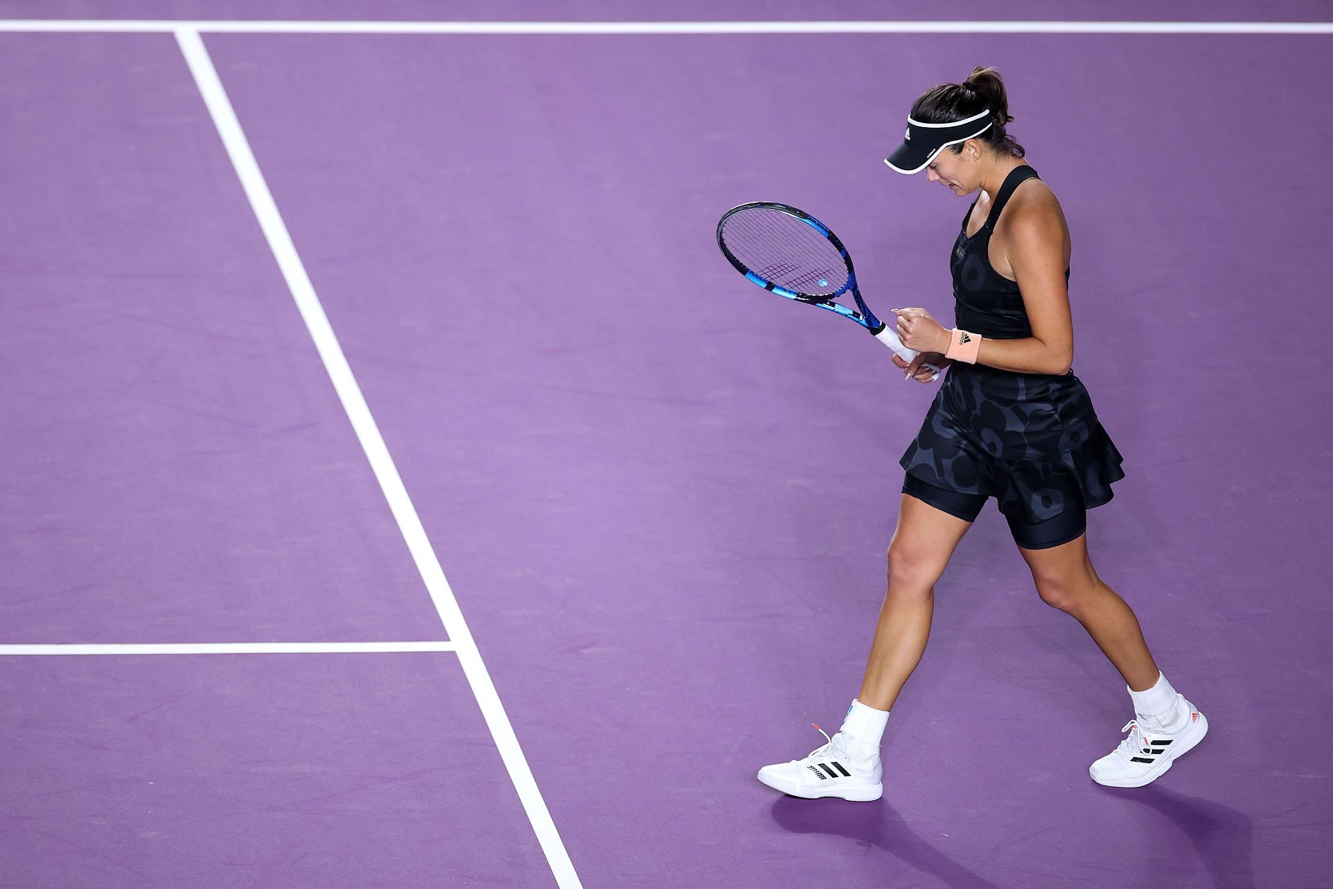 Garbine Muguruza at the 2021 WTA Finals.