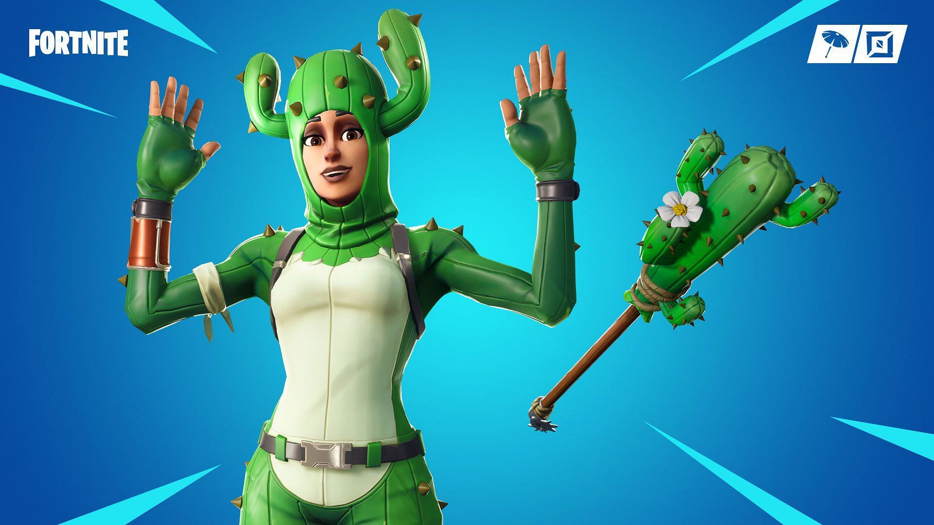 Prickly Patroller is mostly green, giving its users an advantage to hide in the greener areas (Image via Epic Games)