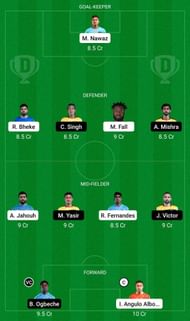 Mumbai City FC vs vs Hyderabad FC Dream11 Team - 1