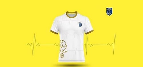 The new Kerala Blasters jersey