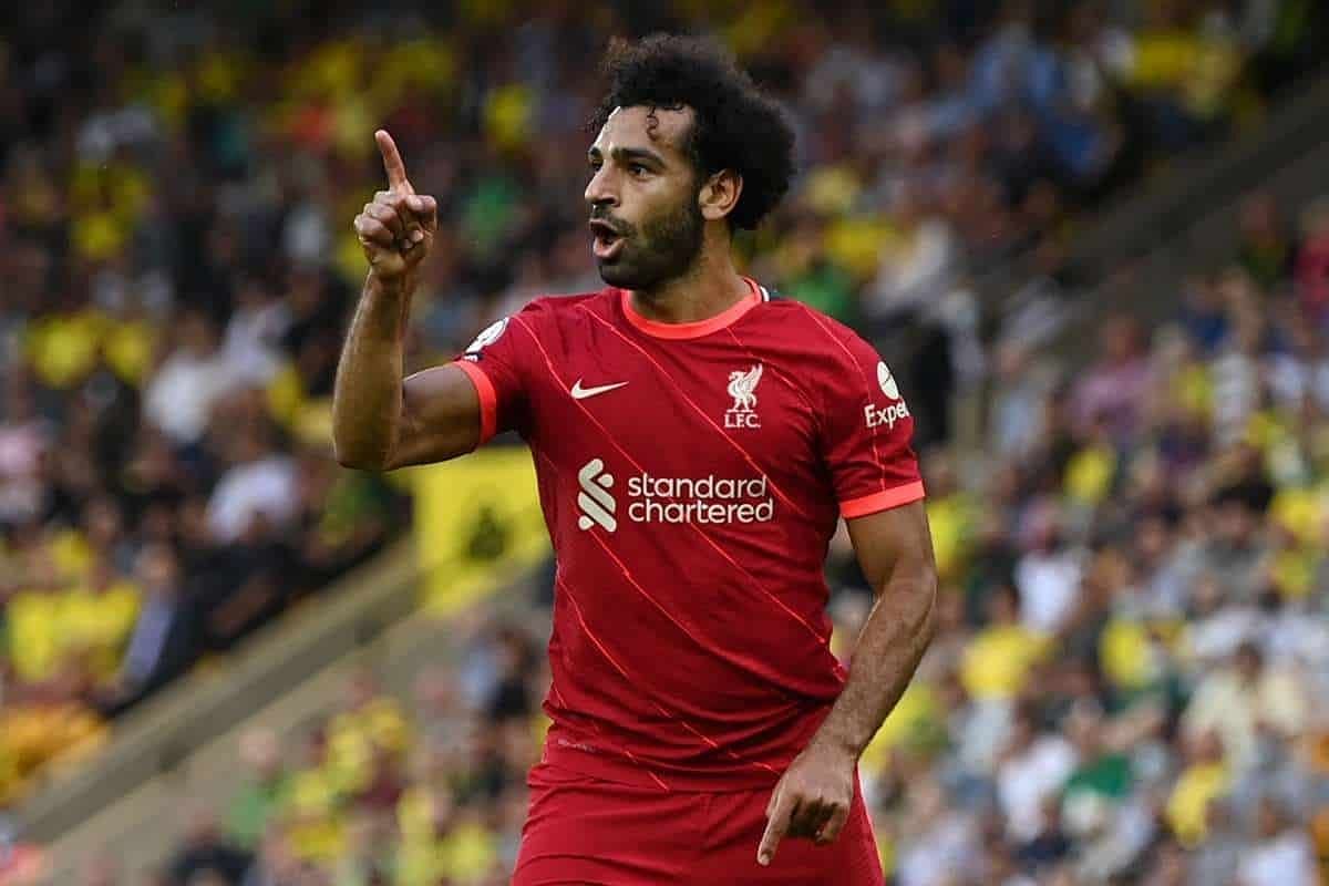 Salah is the leading scorer in the league with 10 goals