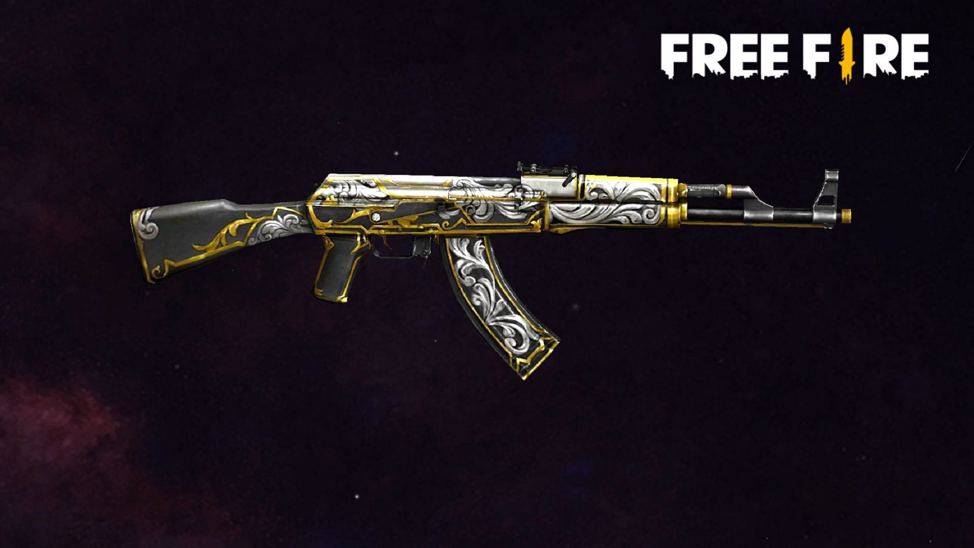 This gun skin is present in the loot crate of this redeem code (Image via Free Fire)