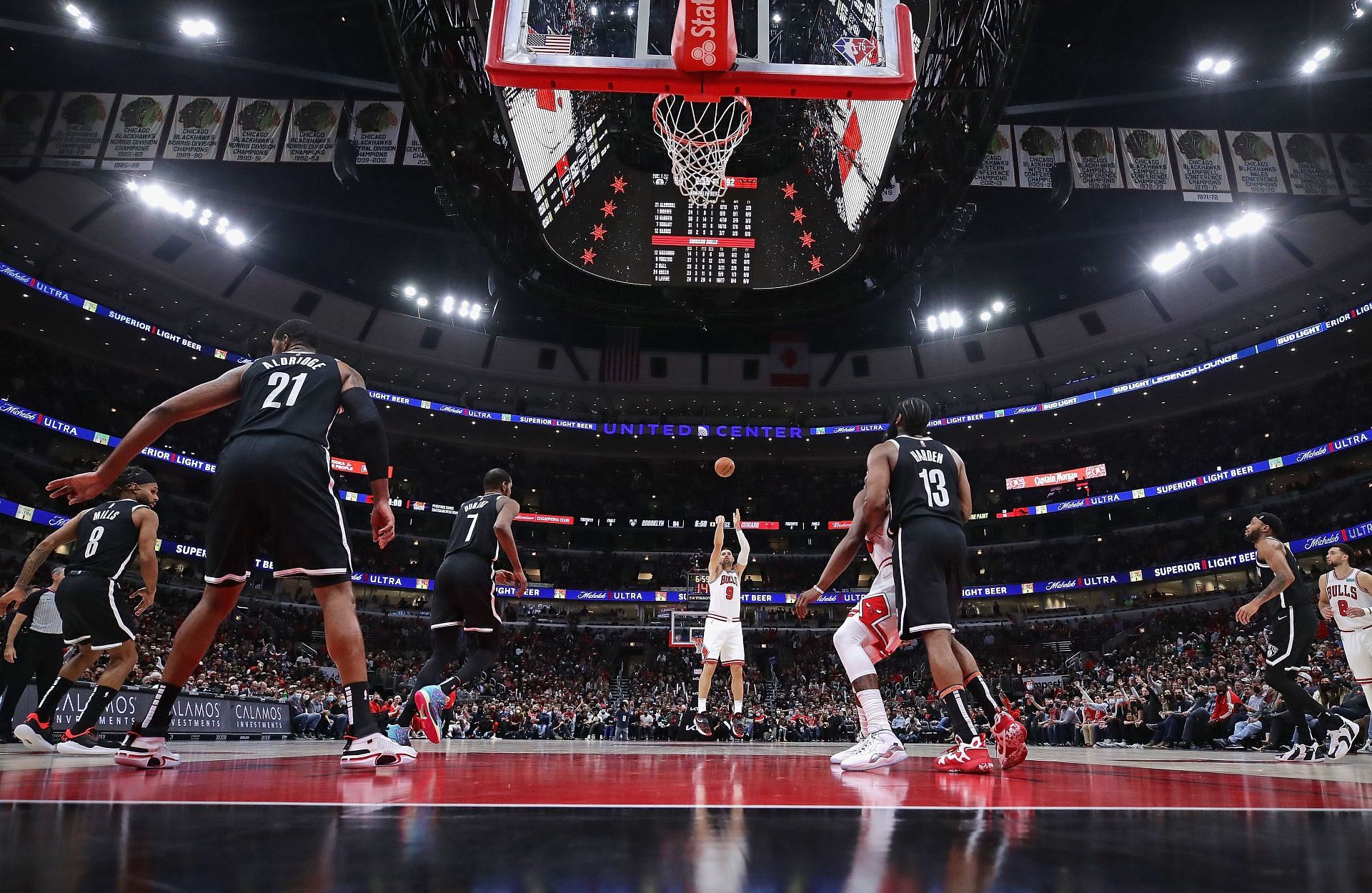 NBA 2021-22: Brooklyn Nets v Chicago Bulls