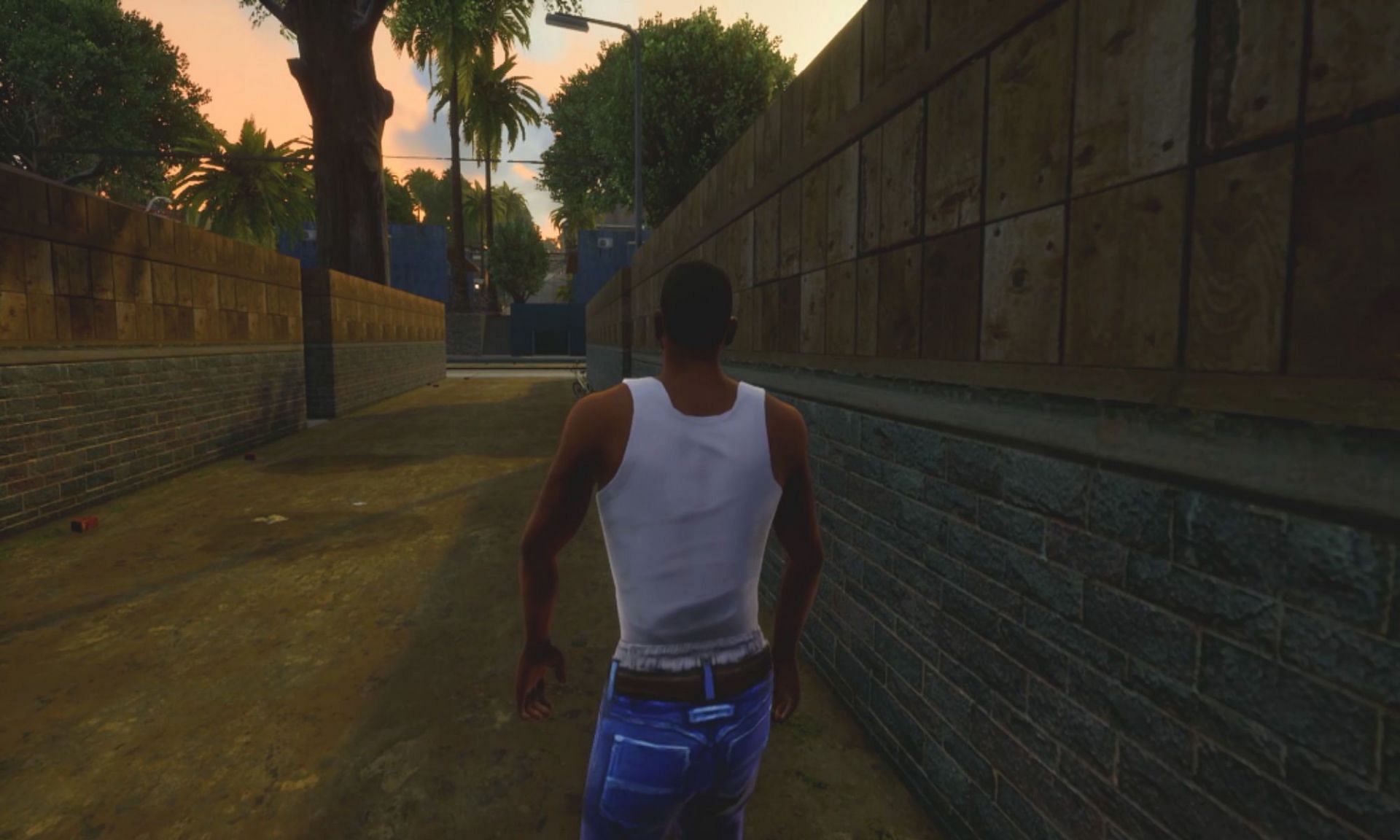 This is where it all began in GTA San Andreas (Image via Rockstar Games)