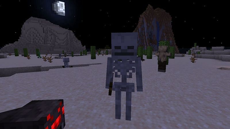Hostile mobs will now spawn only when there is no light (Image via Minecraft)