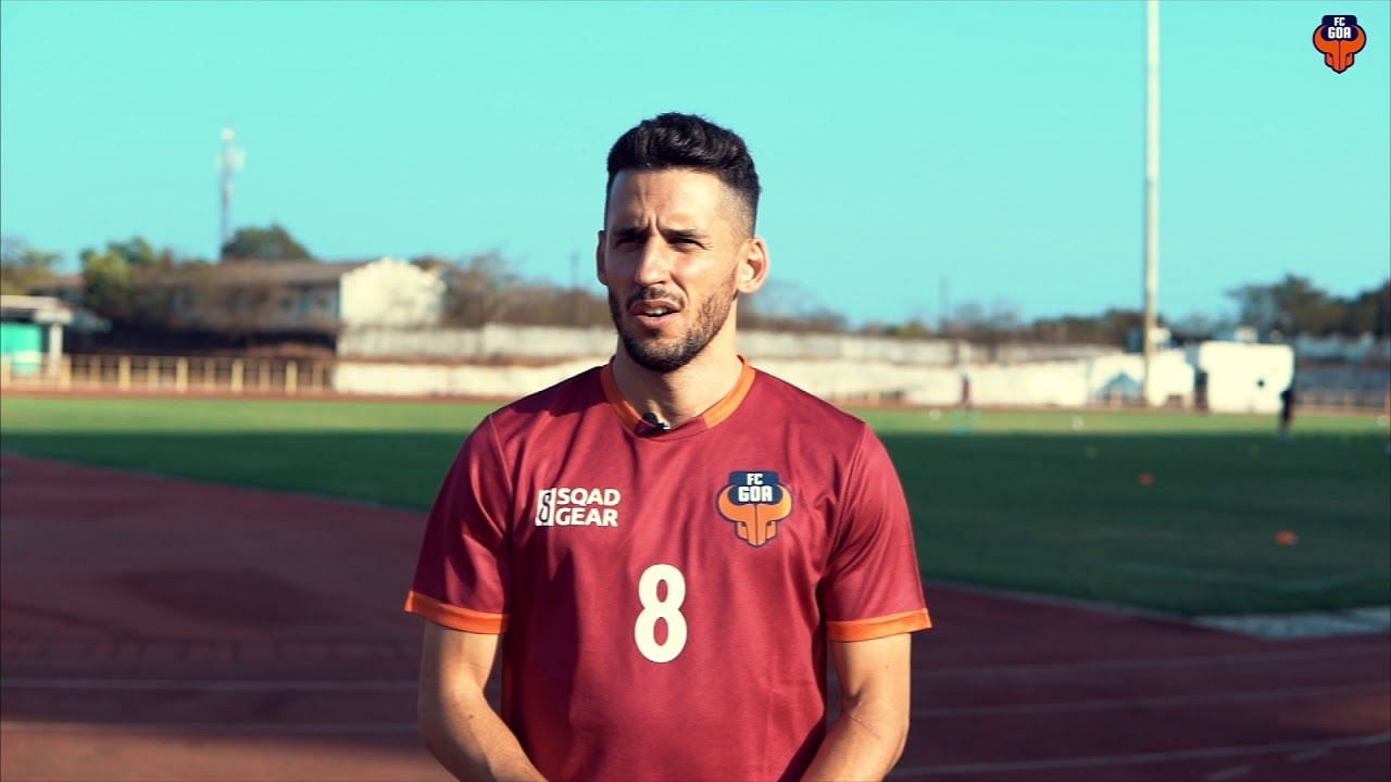 Coro during an interview for FC Goa