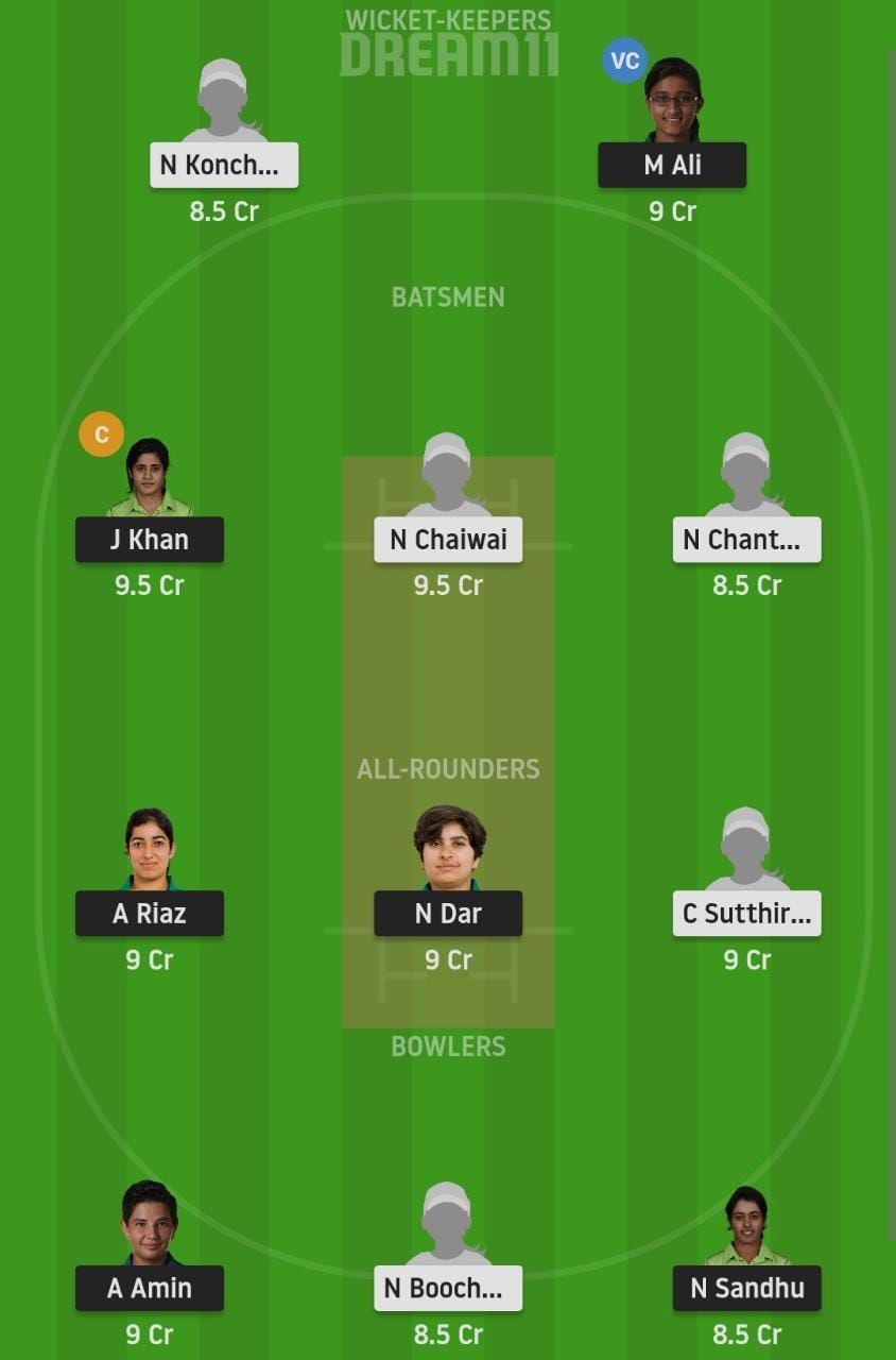 PK-W vs TL-W Dream11 Fantasy Suggestion #2