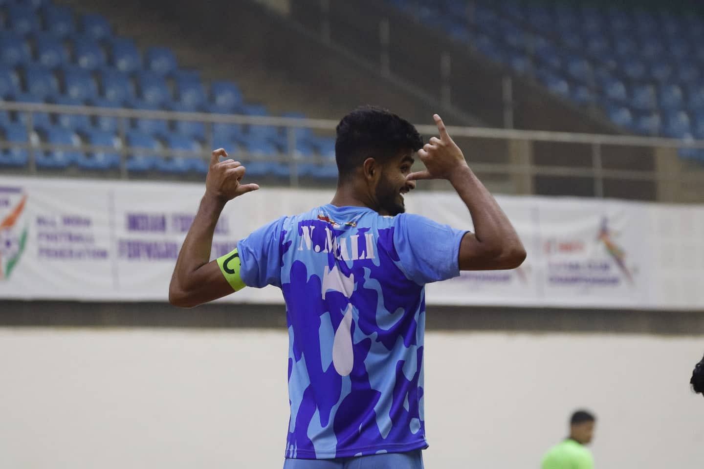 Nikhil Mali continued his red hot form in the final as well. (Image - AIFF)