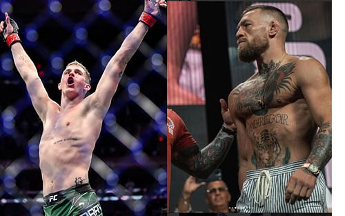 Ian Garry (left), Conor McGregor (right) [Images Courtesy: @espnmma, @thenotoriousmma via Instagram]