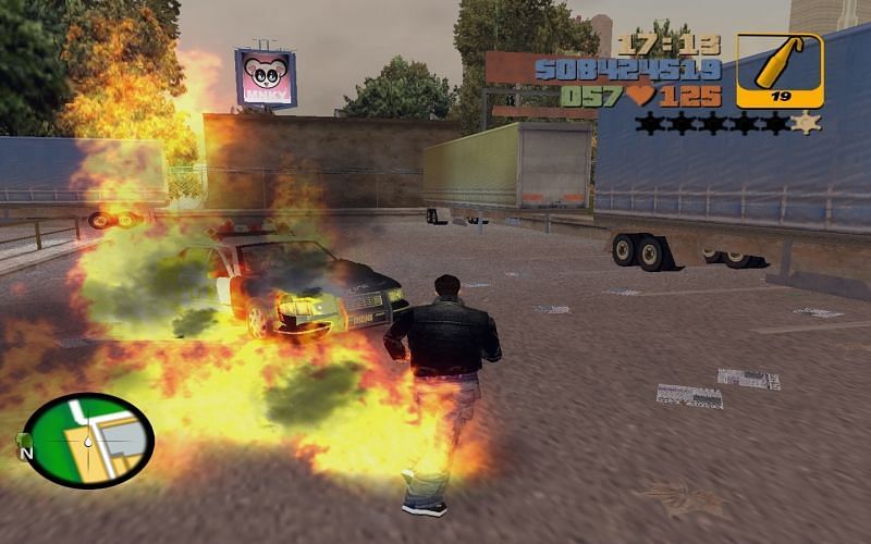 This mod improves the in-game particle effects (Image via The GTA Place)