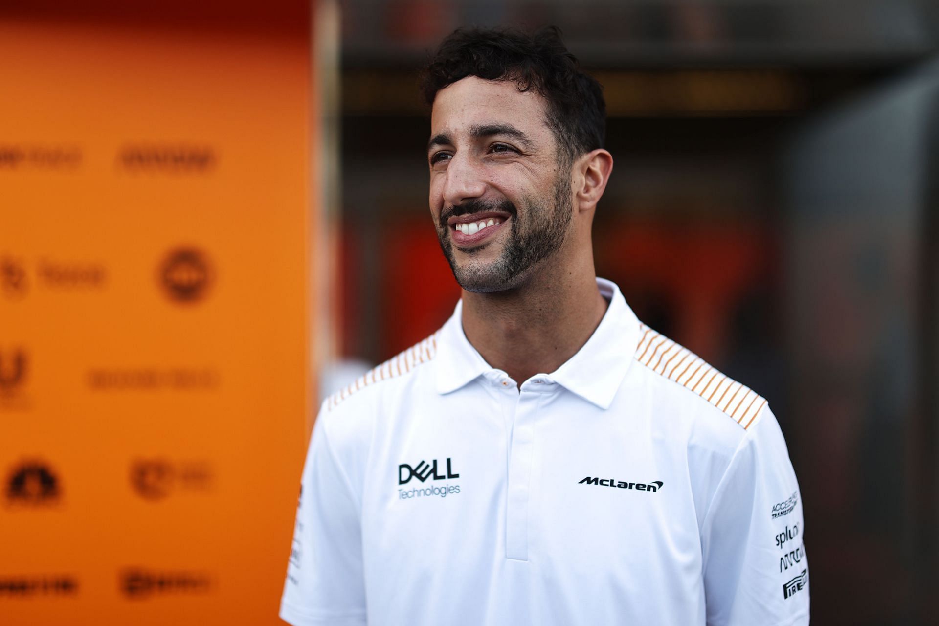 Daniel Ricciardo of McLaren F1 in the Paddock (Photo by Chris Graythen/Getty Images)