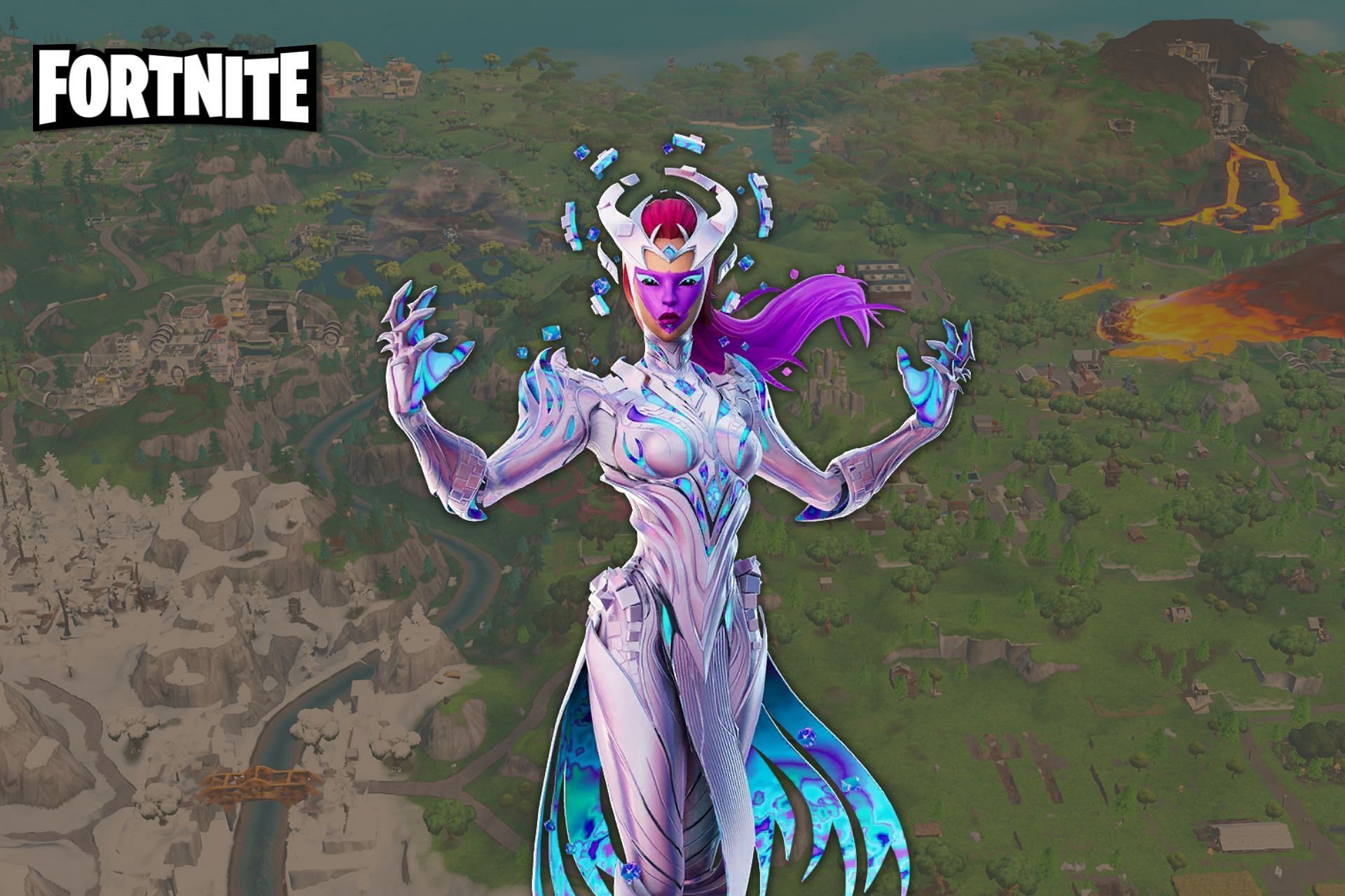 Could the Cube Queen&#039;s eyes be hinting at something? (Image via Sportskeeda)