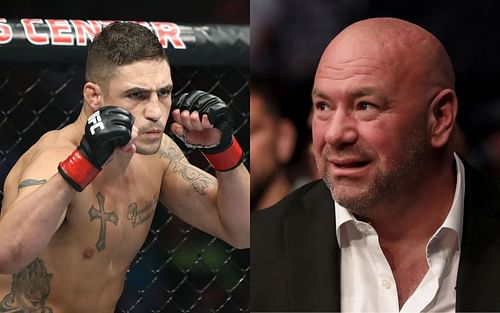 Diego Sanchez (left) and Dana White (right)