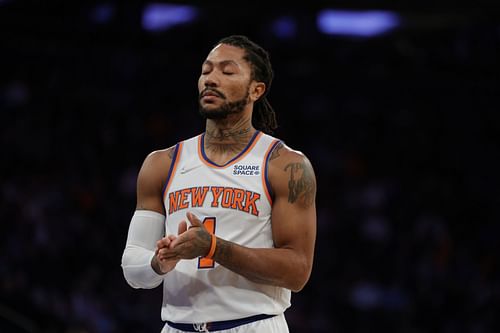 New York Knicks point guard Derrick Rose