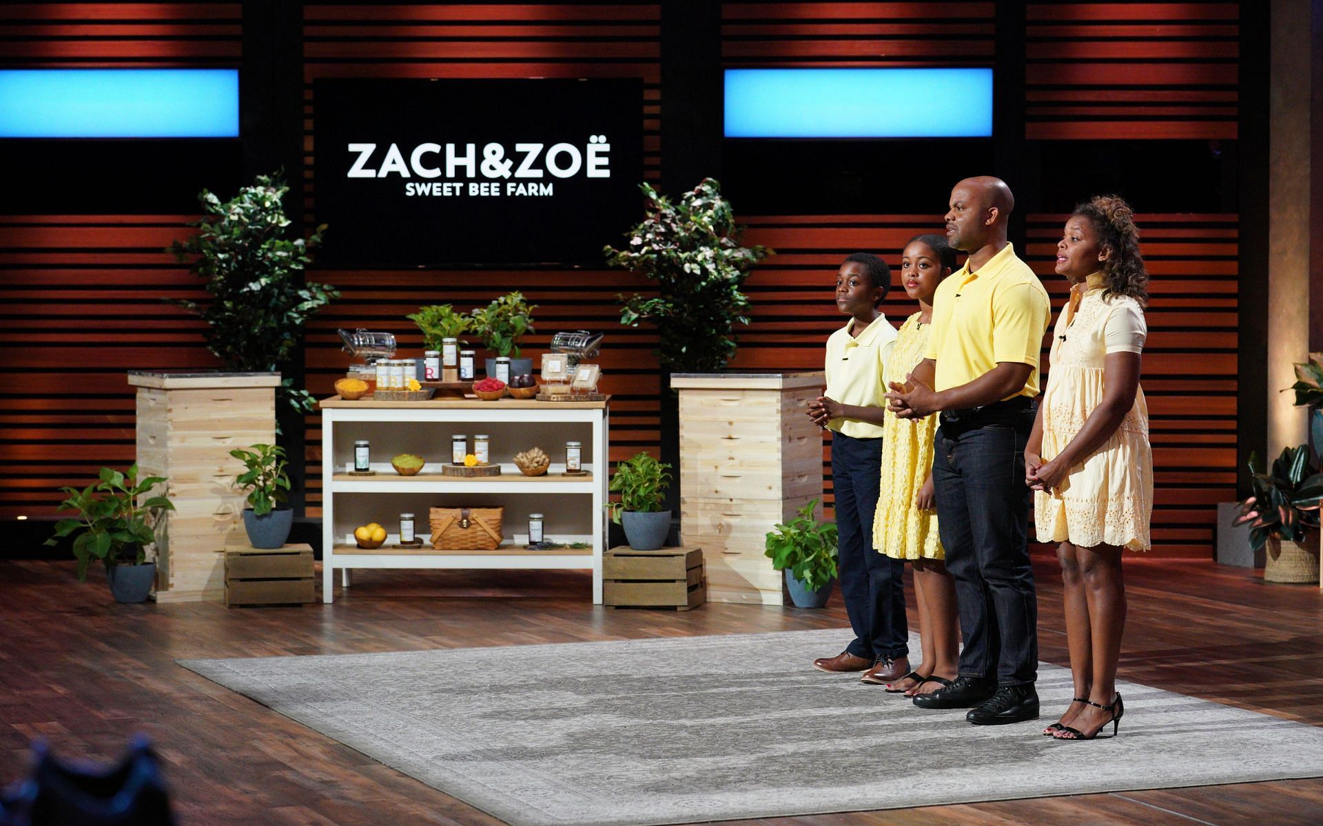 Zach &amp; Zoe Sweet Bee Farm appears on &#039;Shark Tank&#039; Season 13 (Image via Christopher Willard/ ABC)