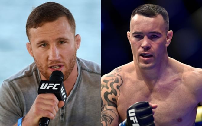 "You're a fu****g idiot!" - Justin Gaethje puts Colby Covington on blast for being a 'fake person'