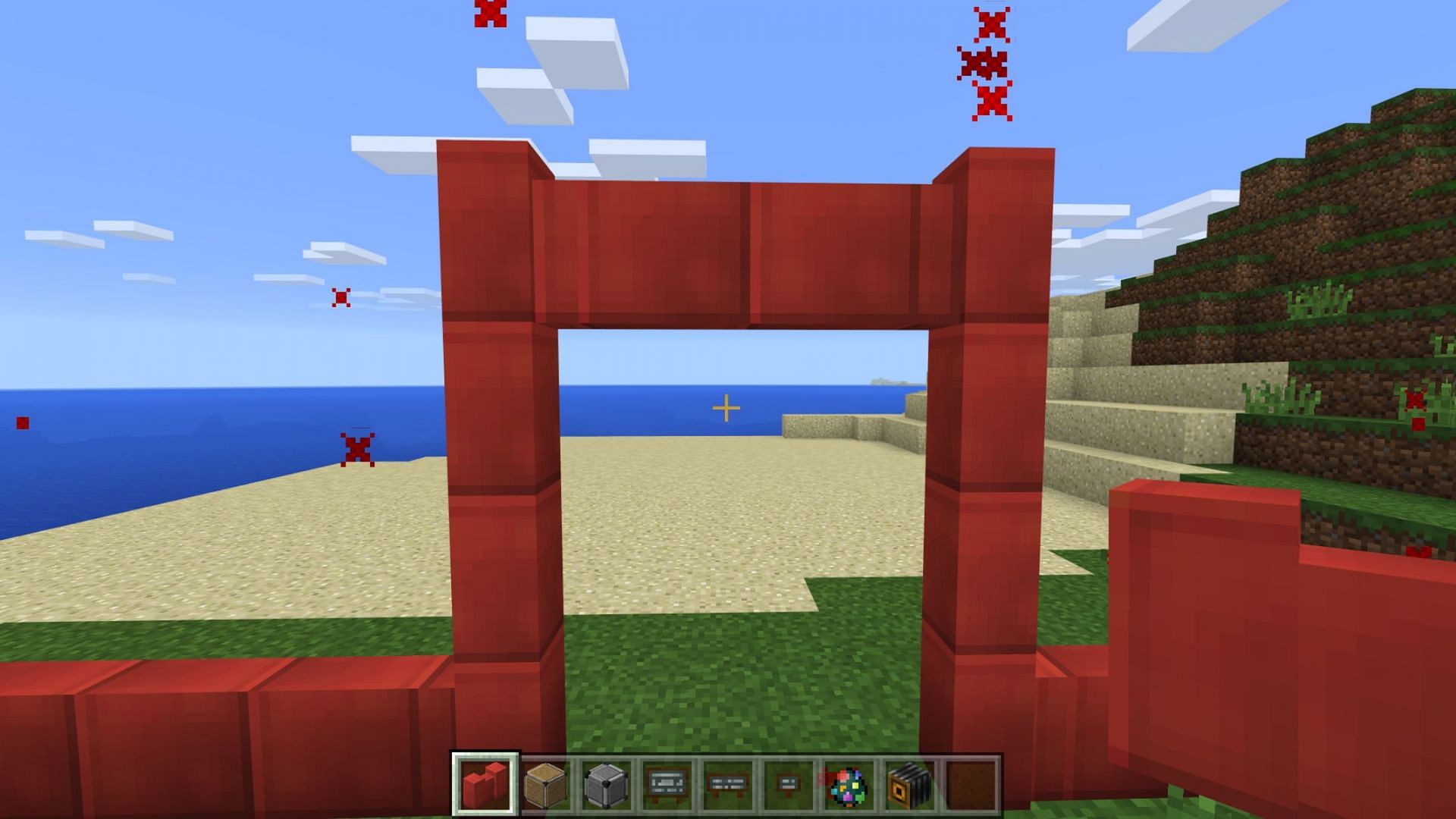Border blocks can be used to enclose an area for students to participate in (Image via Mojang)