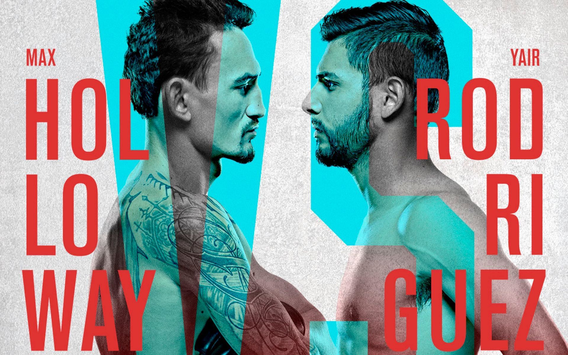 Max Holloway vs Yair Rodriguez official poster [Credits: @UFCEurope via Twitter]