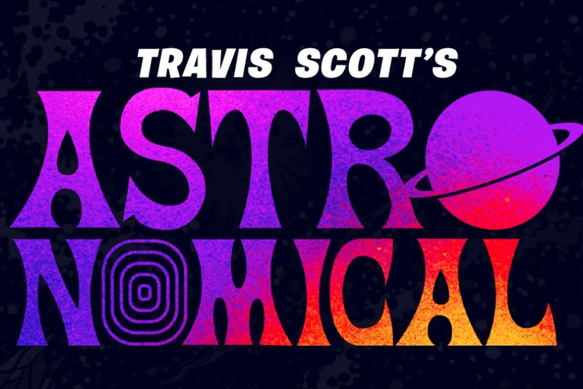 Travis Scott&#039;s Fortnite Astronomical concert (Image via Epic Games)