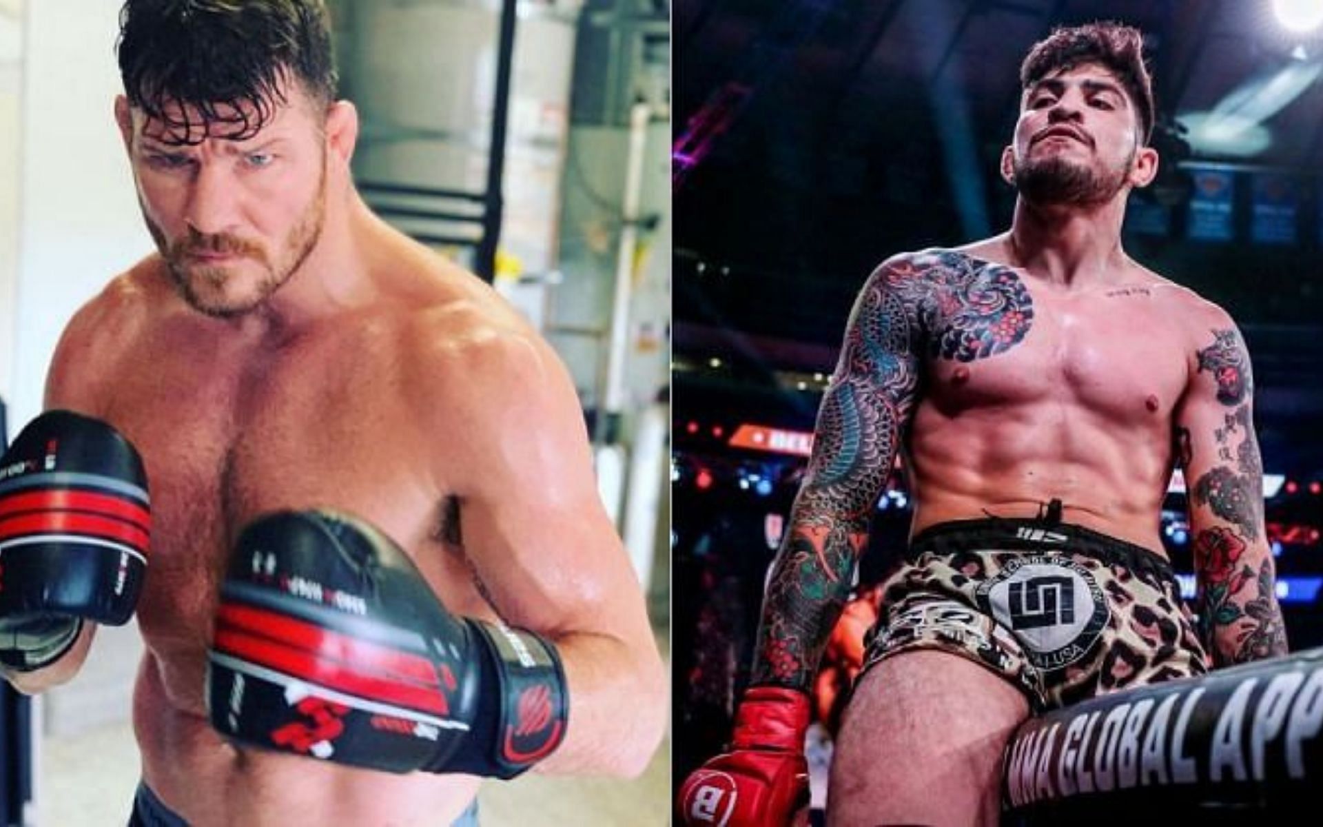 Michael Bisping (left) and Dillon Danis (right) [Image credits: @mikebisping and @dillondanis on Instagram]