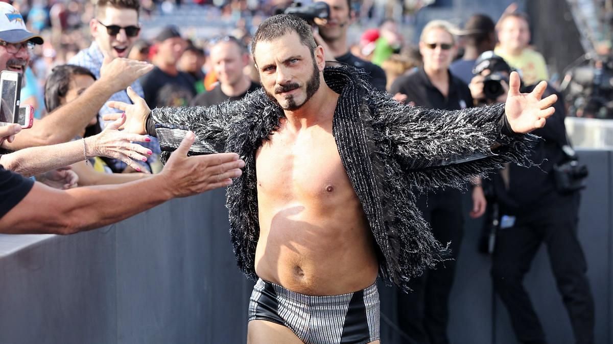 Austin Aries before his match at WrestleMania 33