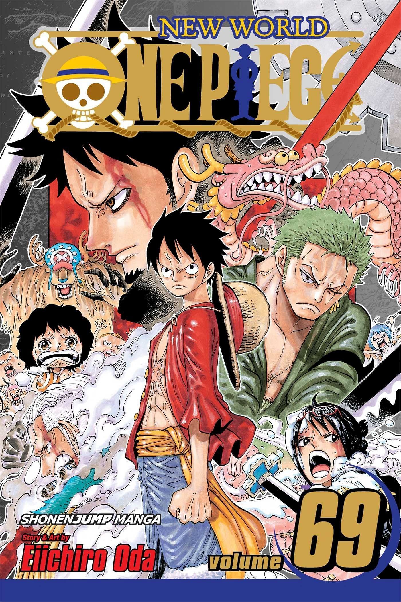 The cover art for One Piece Volume 69 (Image via Shueisha)