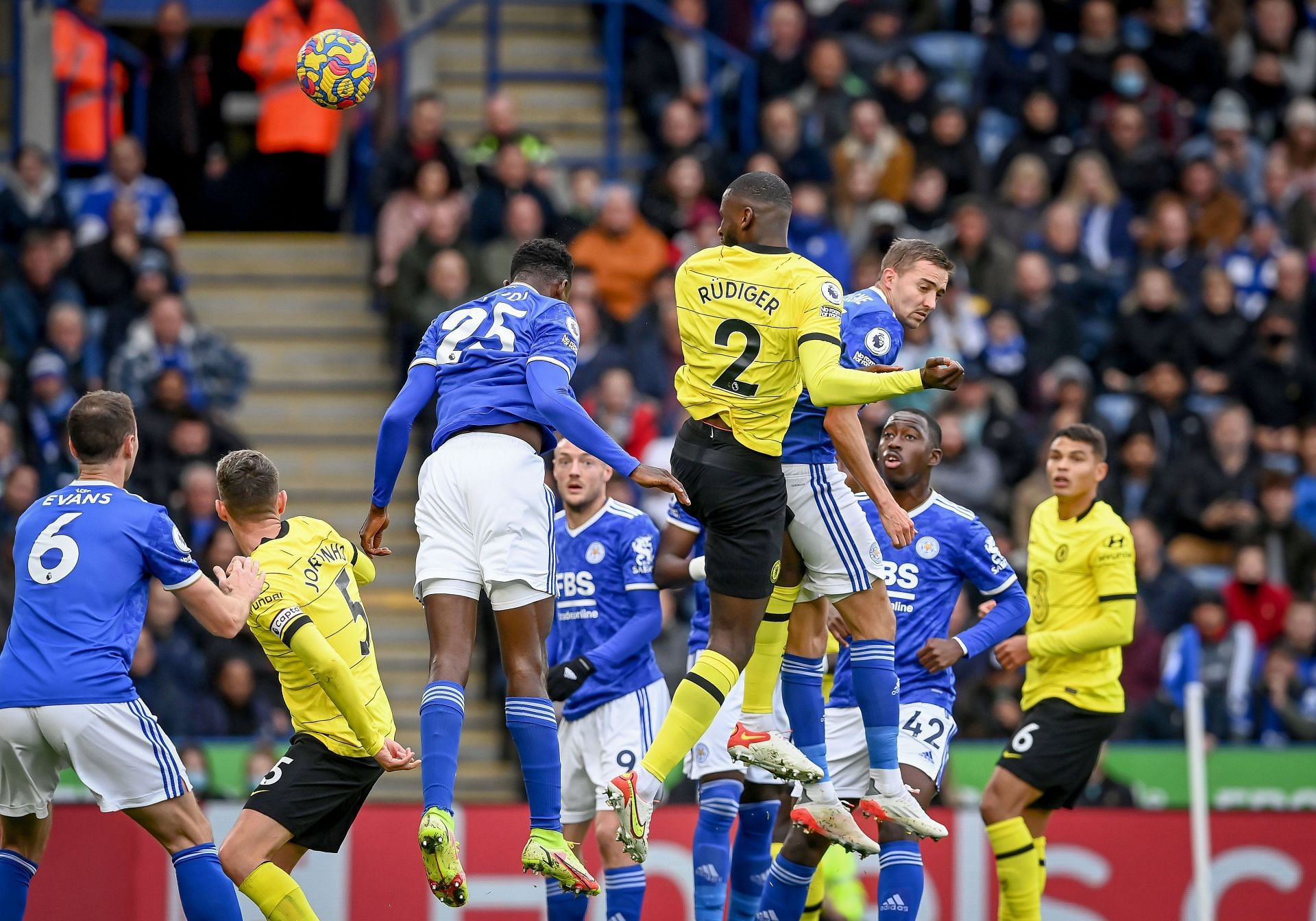 Half of Rudiger&#039;s goals in the league have come against Leicester City.