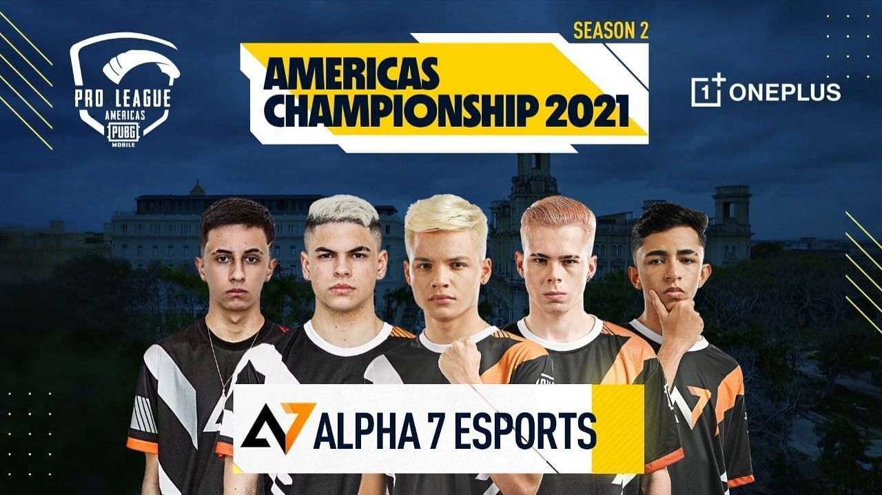 Alpha 7 Esports took home 40K USD thanks to their PMPL Americas Championship Season 2 win (Image via PUBG Mobile)
