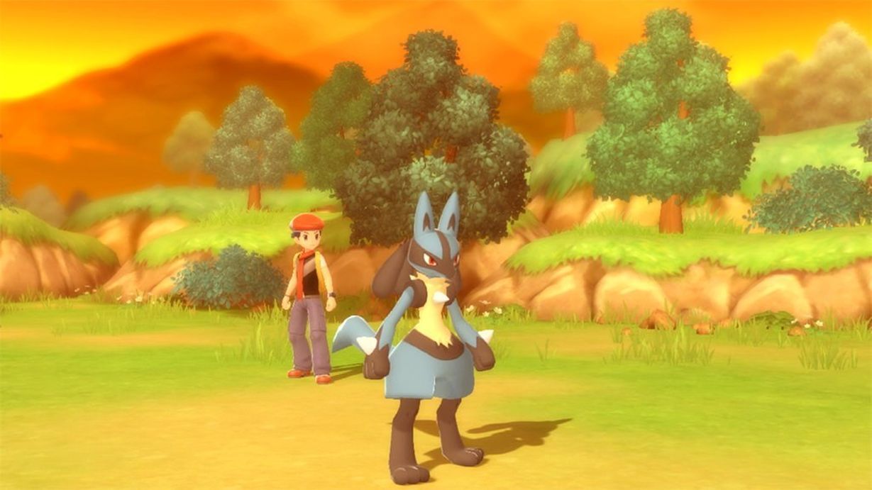 Lucario in BDSP. (Image via ILCA)