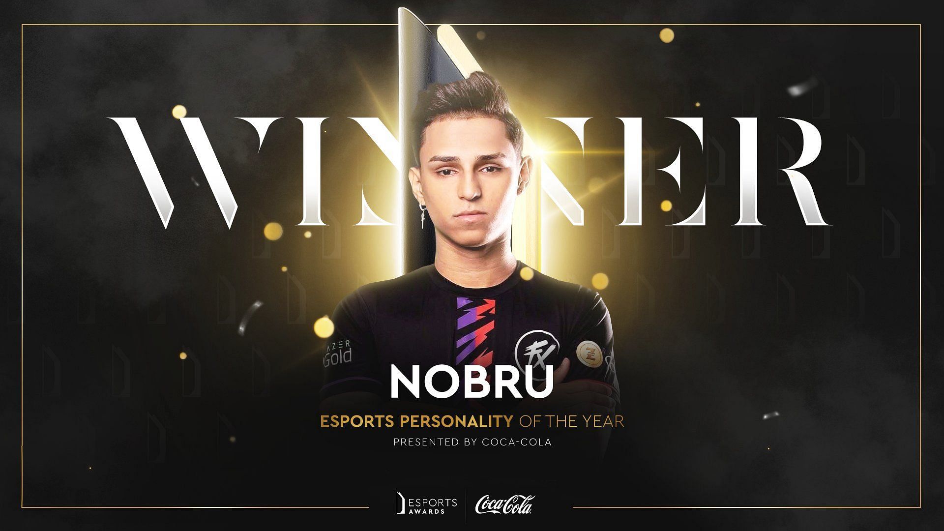 Nobru bags Esports Personality of the Year (Image via Esports Awards)