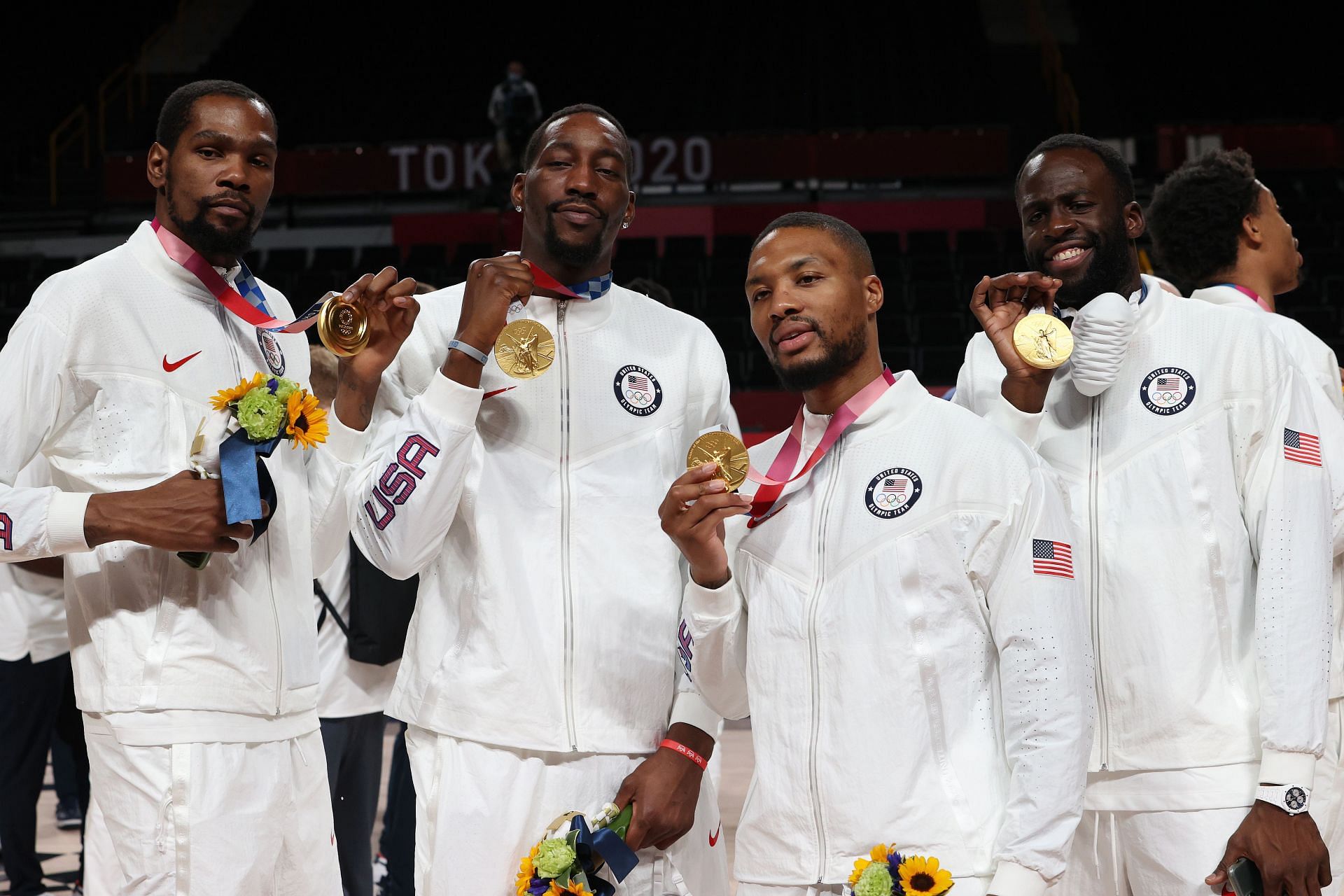 Men&#039;s Basketball Medal Ceremony: 2020 Tokyo Olympics