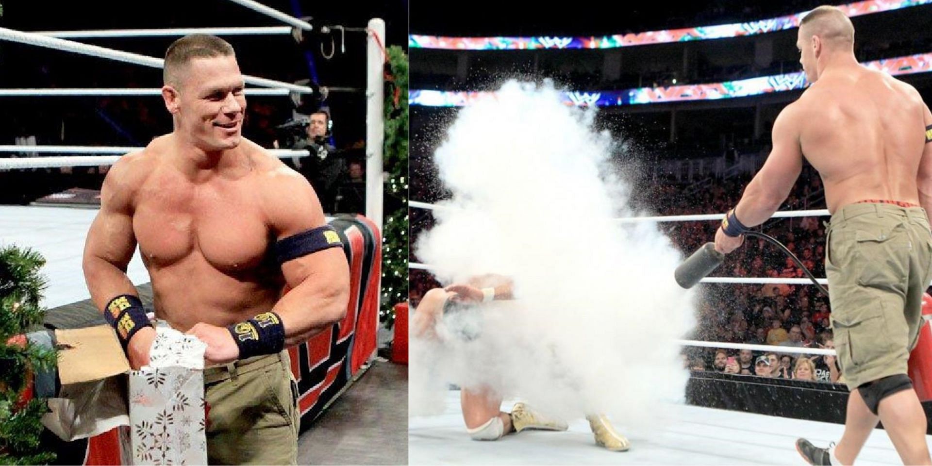 WWE में जॉन सीना ने कई अजीब मैच लड़े हैं