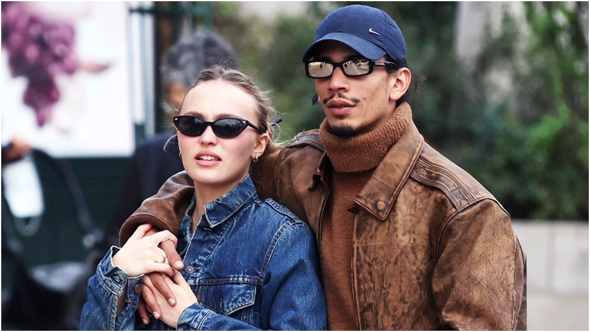 Lily-Rose Depp and Yassine Stein were recently spotted together. (Image via UpdatesLilyRose/Twitter)