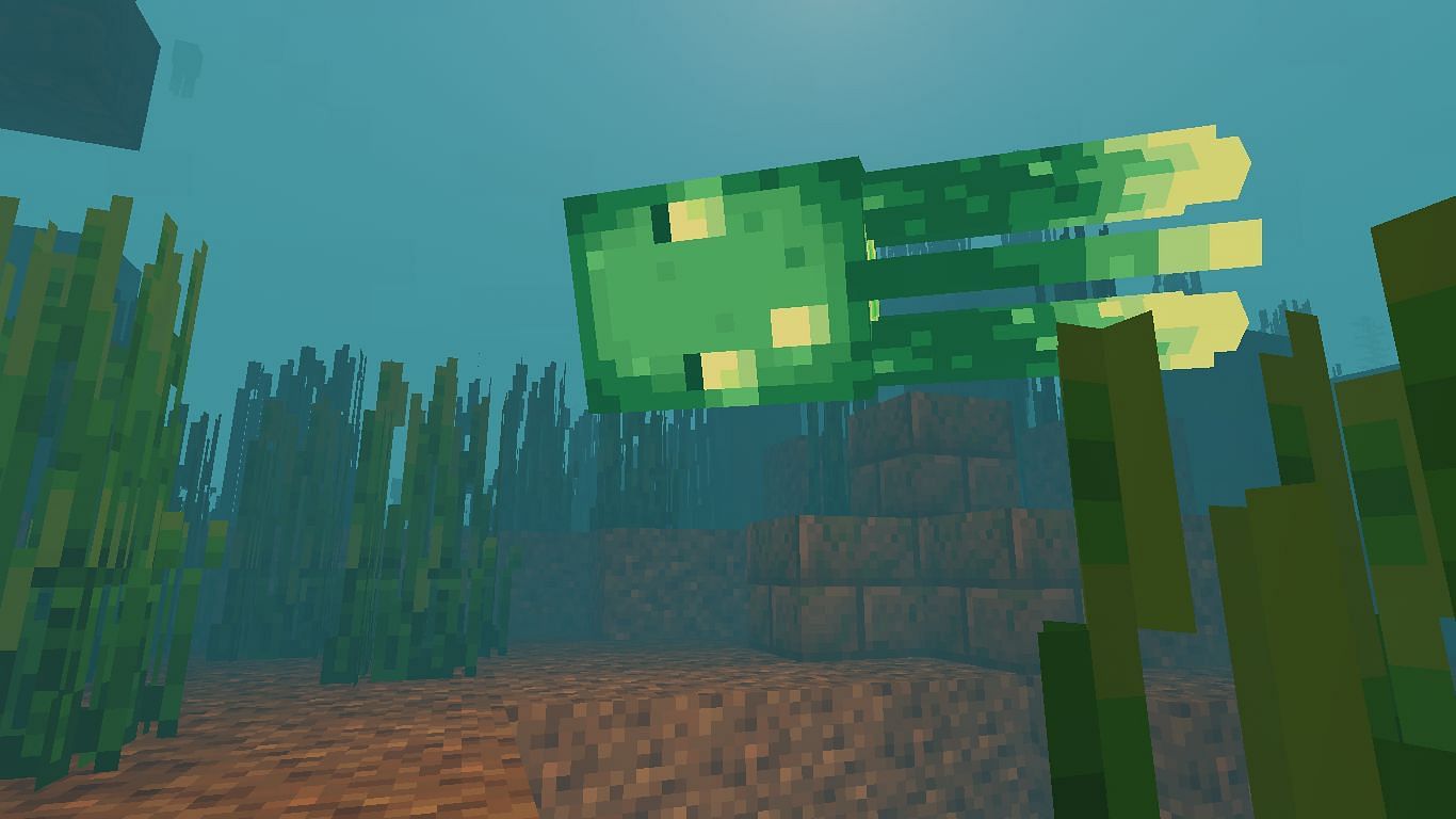 Glow squid (Image via Minecraft)