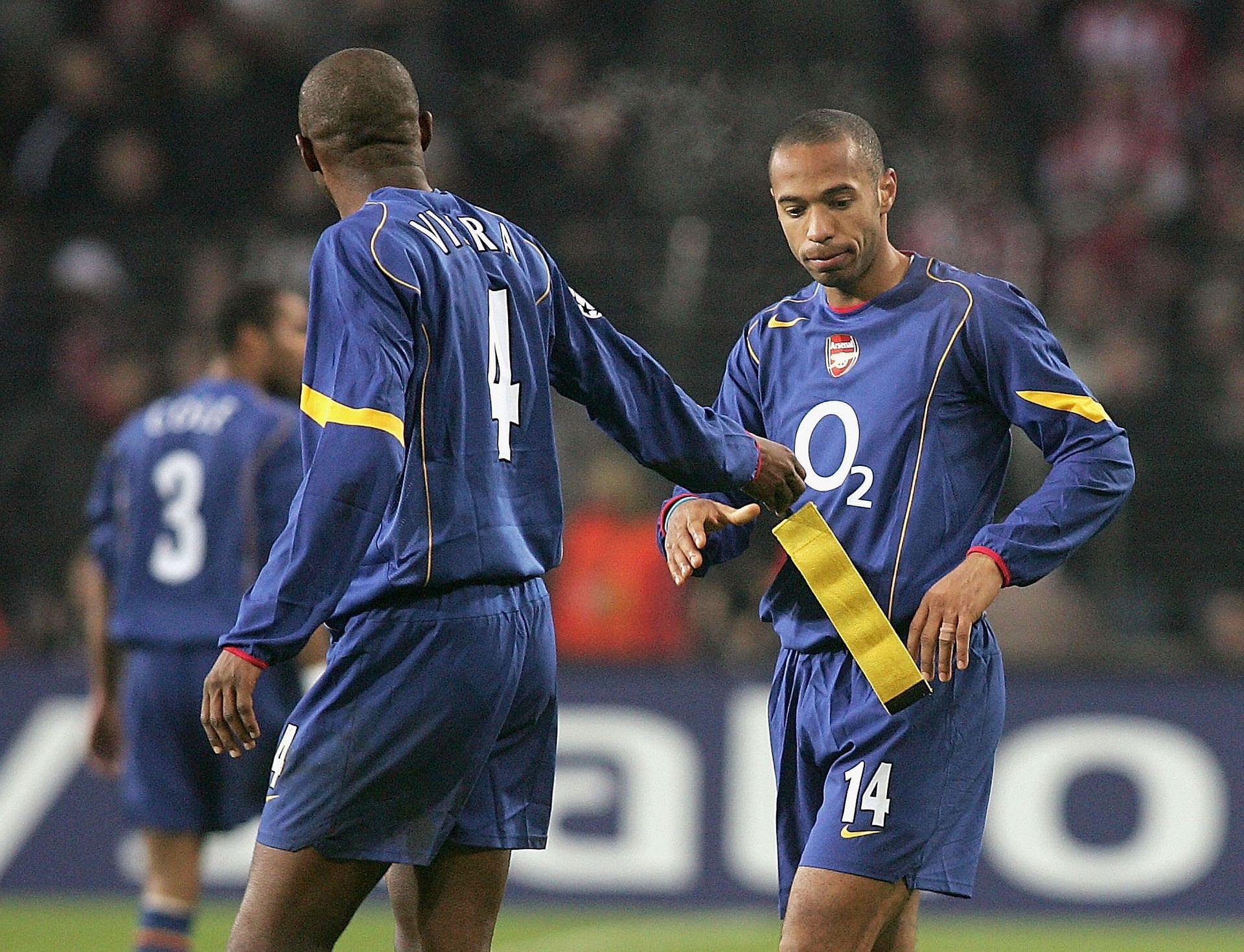 Patrick Vieira and Thierry Henry