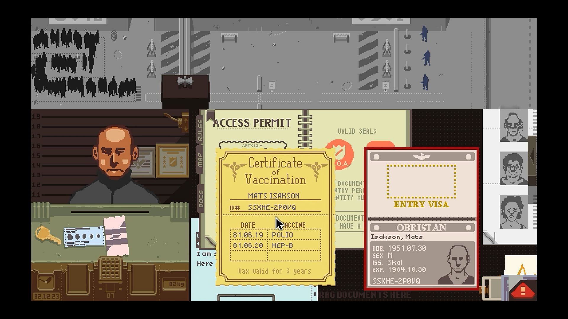 Ezic (Papers Please) HD Wallpapers and Backgrounds