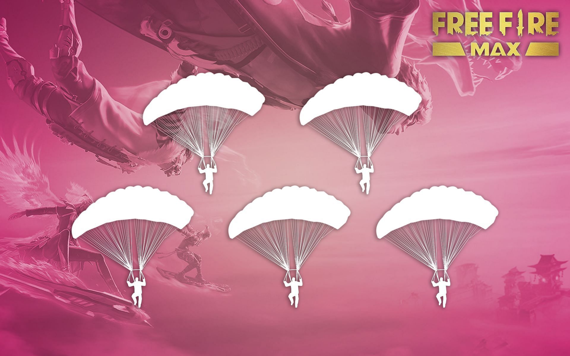 Most popular parachute skins in Free Fire Max (Image via Sportskeeda)