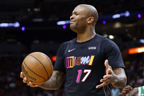 P.J. Tucker #17 of the Miami Heat.