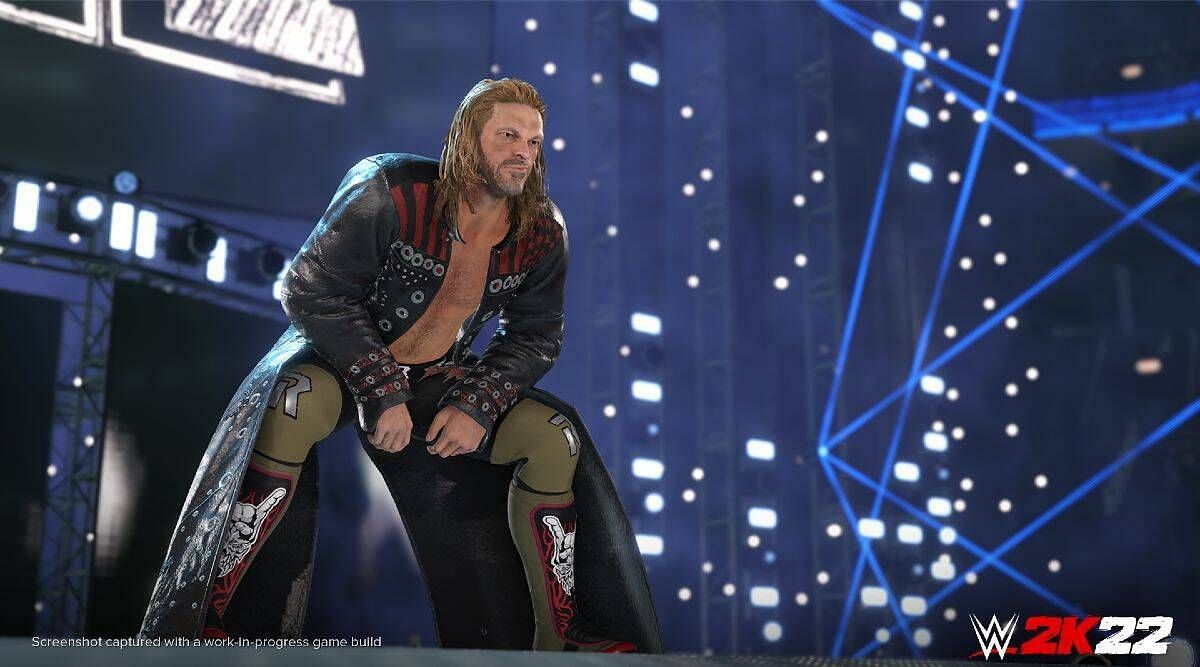 Edge looks pretty good in WWE 2K22 so far