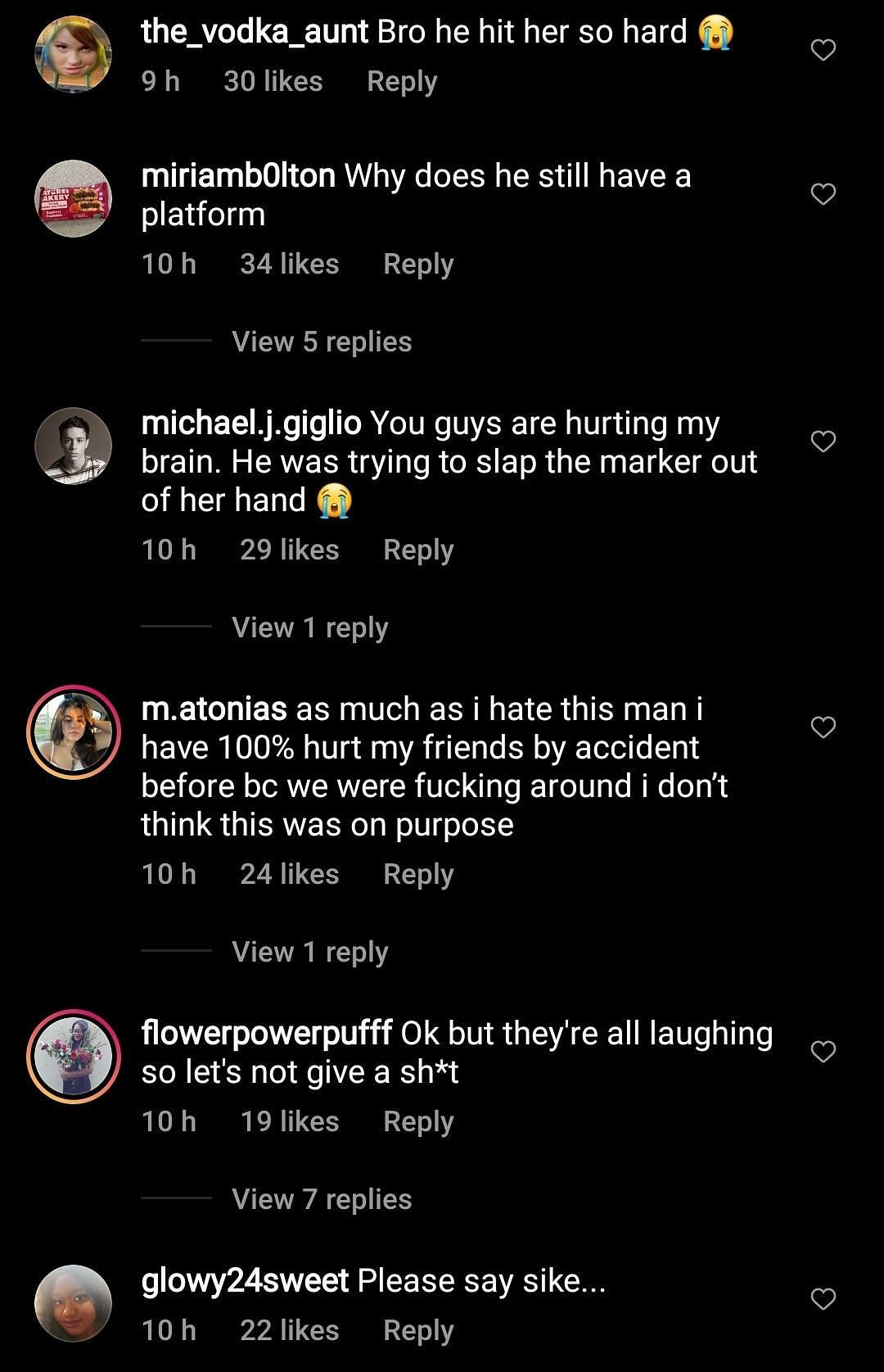 Internet reacts to David Dobrik slapping Natalie Mariduena in the face 2/3 (Image via defnoodles/ Instagram)